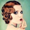 Short Wedding Hairstyles With Vintage Curls (Photo 10 of 25)
