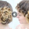 Vintage Inspired Braided Updo Hairstyles (Photo 5 of 25)