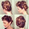 Vintage Inspired Braided Updo Hairstyles (Photo 2 of 25)