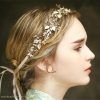 High Updos With Jeweled Headband For Brides (Photo 7 of 25)