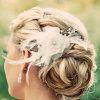 Updos Wedding Hairstyles With Fascinators (Photo 7 of 15)