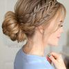 French Braid Low Chignon Hairstyles (Photo 2 of 25)