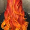 Red And Yellow Highlights In Braid Hairstyles (Photo 7 of 25)
