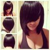 Long Bob Hairstyles With Bangs Weave (Photo 9 of 25)