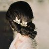 Chignon Wedding Hairstyles With Pinned Up Embellishment (Photo 10 of 25)