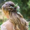 Double Braid Bridal Hairstyles With Fresh Flowers (Photo 18 of 25)