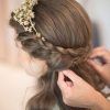 Double Braid Bridal Hairstyles With Fresh Flowers (Photo 2 of 25)