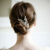 Chignon Wedding Hairstyles With Pinned Up Embellishment (Photo 3 of 25)