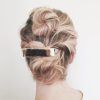 Sleek Bridal Hairstyles With Floral Barrette (Photo 19 of 25)
