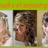 Wedding Hairstyles For Round Shaped Faces (Photo 11 of 15)
