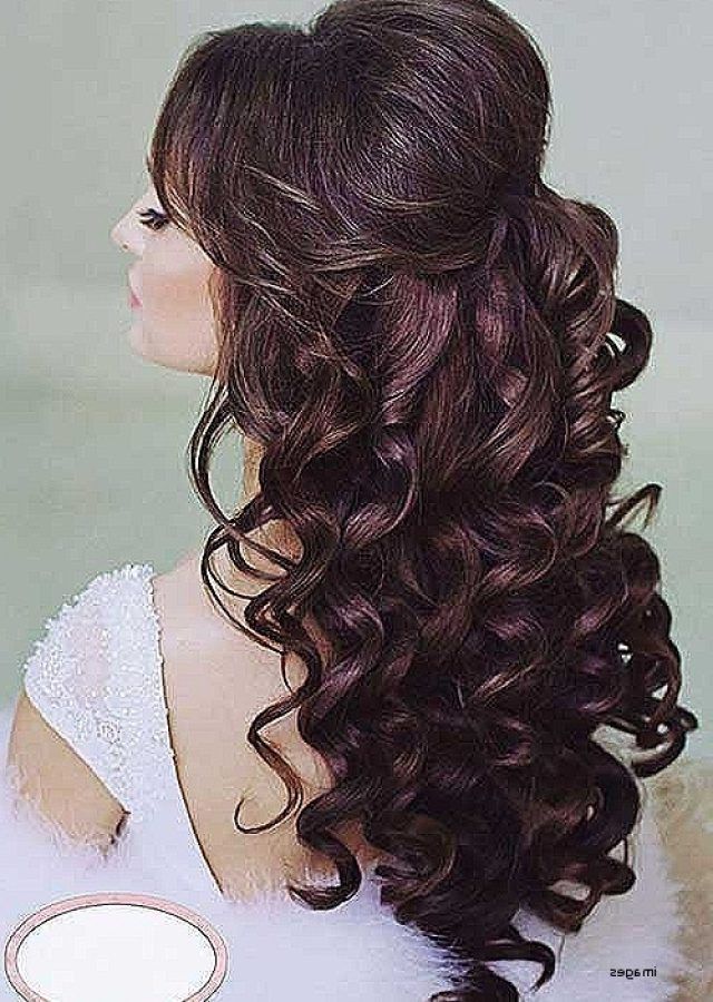 15 Inspirations Half Up Wedding Hairstyles Long Curly Hair