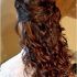 15 the Best Curly Hair Half Up Wedding Hairstyles