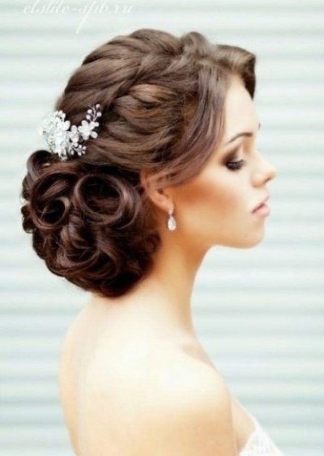 15 Ideas of Wedding Updo Hairstyles for Long Curly Hair
