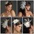 15 Ideas of Wedding Hairstyles for Long Hair with Fascinator