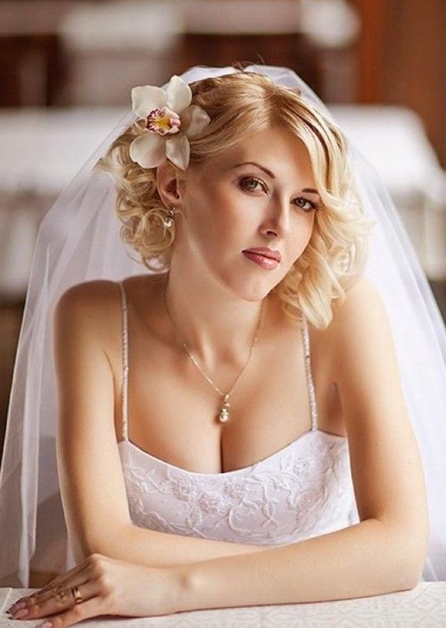 15 Best Ideas Wedding Hairstyles for Short Hair with Veil