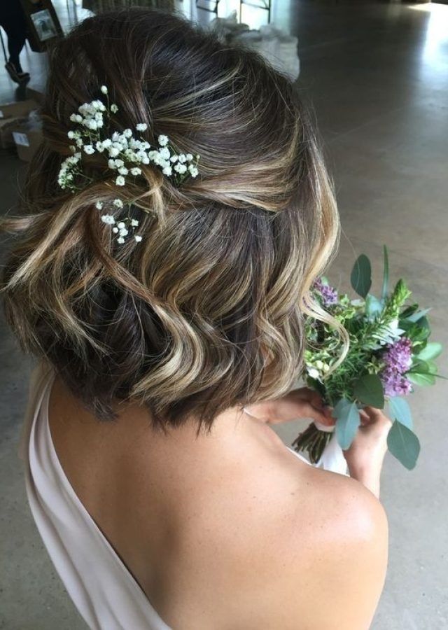 15 the Best Wedding Hairstyles with Short Hair