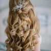 Curls Up Half Down Wedding Hairstyles (Photo 4 of 15)
