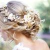 Wedding Hairstyles For Medium Length Hair With Flowers (Photo 3 of 15)
