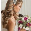 Accessorized Undone Waves Bridal Hairstyles (Photo 8 of 25)