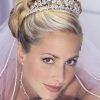 Wedding Hairstyles For Short Hair With Veil And Tiara (Photo 14 of 15)