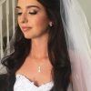 Wedding Hairstyles For Long Hair Down With Veil And Tiara (Photo 14 of 15)