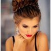 Destructed Messy Curly Bun Hairstyles For Wedding (Photo 10 of 25)