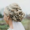 High Updos With Jeweled Headband For Brides (Photo 3 of 25)