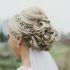 2024 Best of Sparkly Chignon Bridal Updos