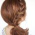 25 Collection of Messy Pony Hairstyles with Lace Braid