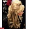 Half-Updo Blonde Hairstyles With Bouffant For Thick Hair (Photo 6 of 25)