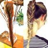 Fishtail Ponytails With Hair Extensions (Photo 4 of 25)