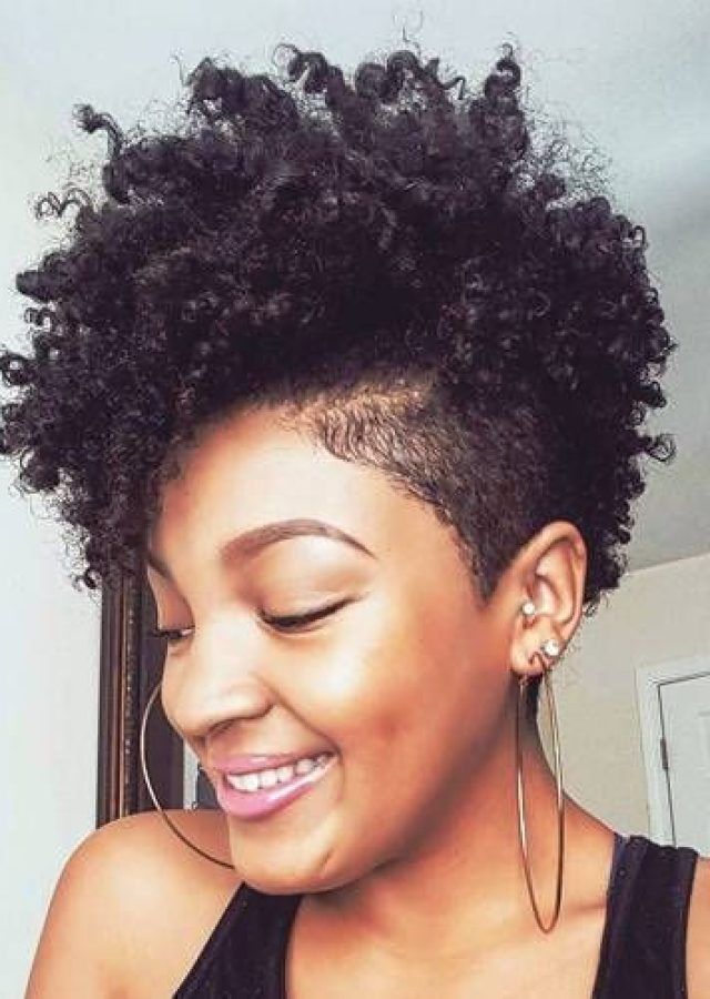 Top 25 of Natural Curly Hair Mohawk Hairstyles