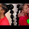 Natural Bubble Ponytail Updo Hairstyles (Photo 7 of 25)