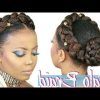 Updo Halo Braid Hairstyles (Photo 4 of 25)